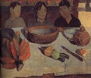 Paul Gauguin Meal painting